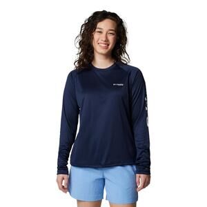 Columbia Women’s PFG Tidal Tee II Long Sleeve Shirt, Collegiate Size XS 11797